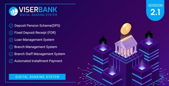 Download #ViserBank v2.1 Nulled – Digital Banking System PHP Script