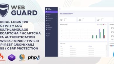 WebGuard Advanced PHP Login and User Management Nulled Script