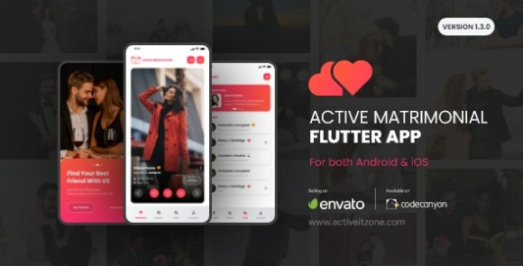 Download #Active Matrimonial Flutter App v1.9 – Source Code