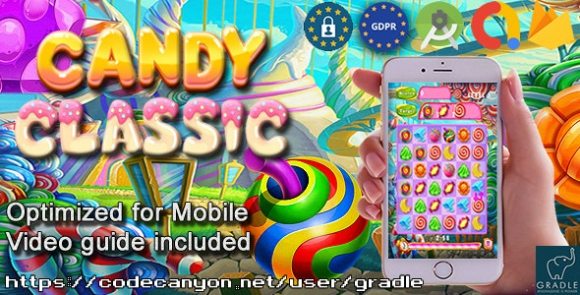 Candy Classic Admob GDPR Android Studio Source