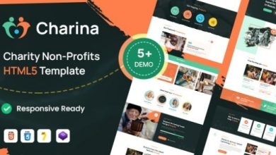 Charina Charity and Nonprofit HTML5 Template