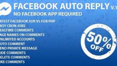 Facebook Auto Reply SaaS Ready Script
