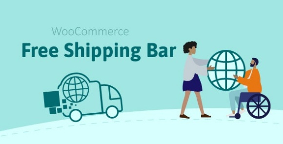 Download #WooCommerce Free Shipping Bar v1.2.0 – Increase Average Order Value Plugin