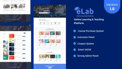 eLab Online Learning And Teaching Platform Script
