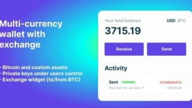 Bitcoin Ethereum ERC20 Crypto Wallets with Exchange WordPress Plugin Nulled