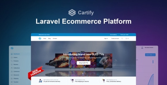 Cartify Laravel Ecommerce Platform with Tailwind CSS Nulled Script