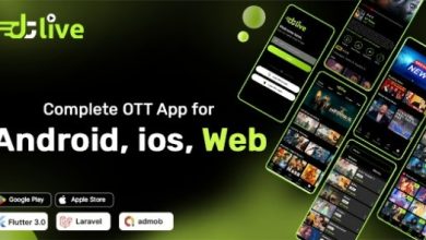 DTLive Flutter App Android iOS Website Movies TV Series Live TV OTT Admin Panel Source
