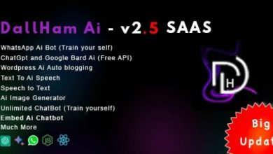 DallHam Ai WhatsApp Chatbot Ai Speech Bard Ai SAAS System Script