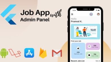 Flutter Job Portal App with Admin Panel Source