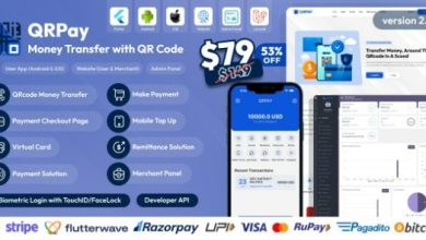 QRPay Money Transfer with QR Code Full Solution App Source