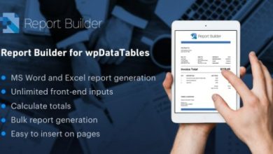 Report Builder Add-on for wpDataTables