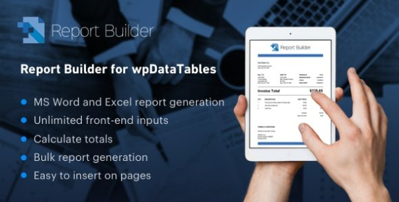 Report Builder Add-on for wpDataTables