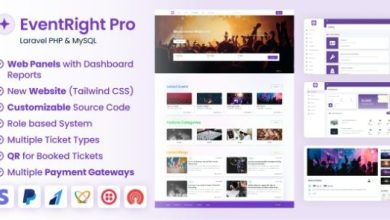 EventRight Pro Ticket Sales and Event Booking and Management System with Website SaaS Nulled