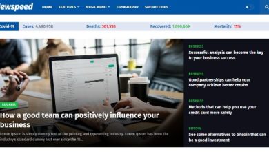 Newspeed Premium Professional News and Magazine Blogger Template