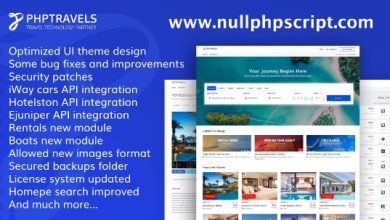 PHPTRAVELS Complete Booking Web Application Nulled