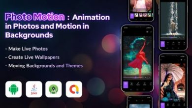 Photo Motion Animation in Photos and Motion in Backgrounds App