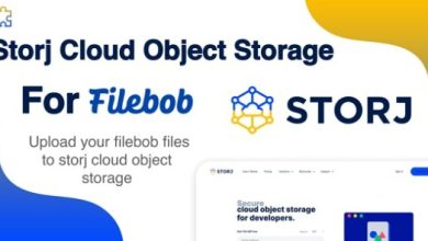 Storj Cloud Object Storage Add-on for Filebob Module