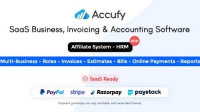 Accufy SaaS Business Invoicing and Accounting Software Nulled Script