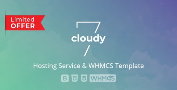 Cloudy 7 v2.1 – Hosting Service & WHMCS Template