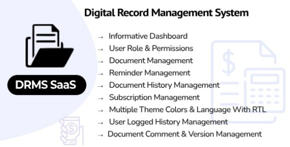DRMS SaaS v1.1 – Digital Record Management System Script