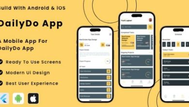 DailyDo Online Daily Task Manager Flutter Android iOS Mobile App Template