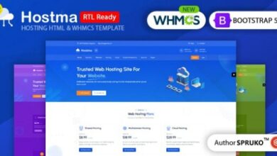 Hostma Hosting HTML and WHMCS Template