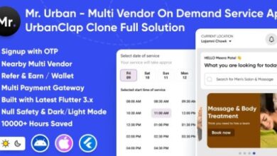 Mr Urban Multi Vendor On Demand Home Service App UrbanClap Clone Android and iOS Source