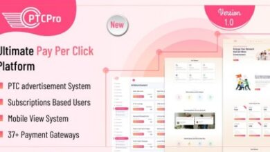 PTC Pro A Complete Pay Per Click Platform Nulled Script