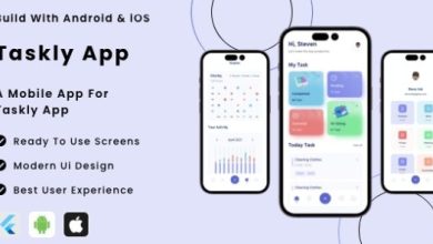 Taskly App Flutter Mobile App Template Source