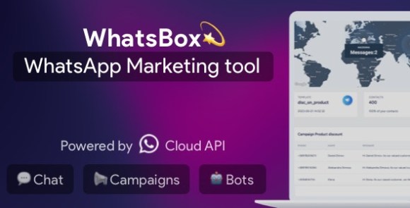 WhatsBox v1.4.0 – The WhatsApp Marketing – Bulk Sender, Chat, Bots, SaaS PHP Script