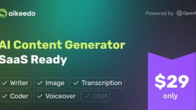 Aikeedo AI Content Generator Platform SaaS Ready OpenAI Nulled Script