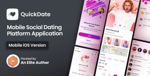 Download #QuickDate iOS v2.3 – Mobile Social Dating Platform Application Source