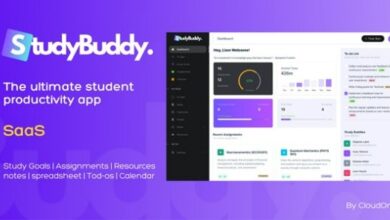 StudyBuddy SaaS Collaborative Student Productivity Tool Script