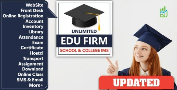 Download #Unlimited Edu Firm (23 Nov 2023) Nulled – School & College Information Management System