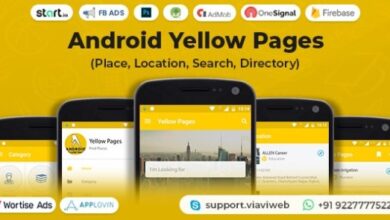 Android Yellow Pages Place Location Search Directory App Source