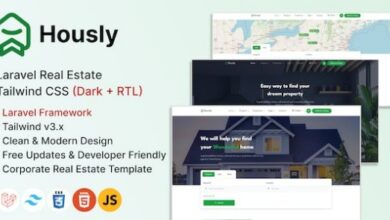 Hously Laravel Real Estate Multilingual System Script