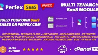 SaaS Module for Perfex CRM Multi Tenancy Support Addon