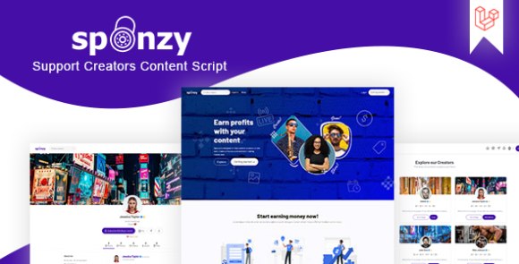 Download #Sponzy v5.2 – Support Creators Content Script Free