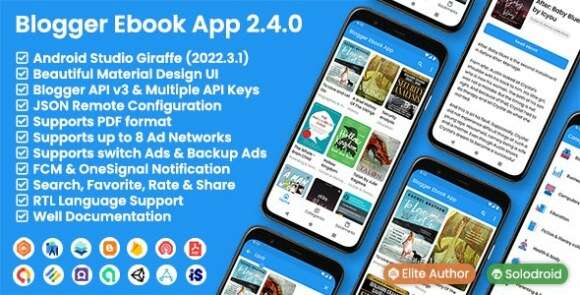 Download #Blogger Ebook App v2.4.0 – Blogger API v3 Source Code