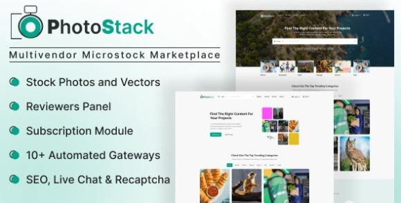 Download #PhotoStack v1.0 – Multivendor Microstock Marketplace PHP Script