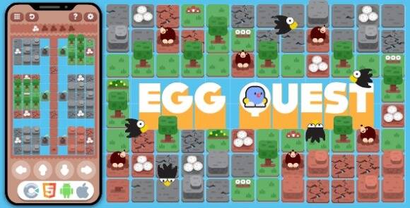 Download #Premium Game – EggQuest HTML5 , Construct 3 Source
