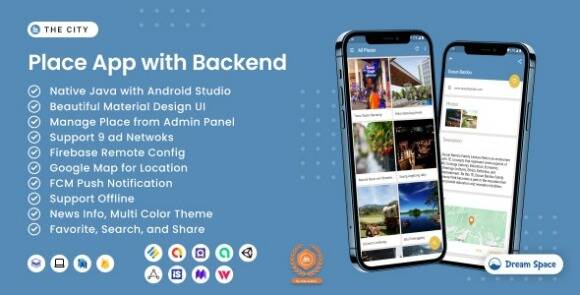Download #The City v7.4 – Place App with Backend Source