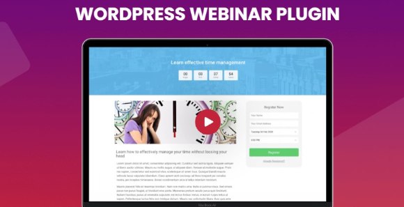 Download #WebinarPress Pro v2.26.28 – WordPress Webinar Plugin