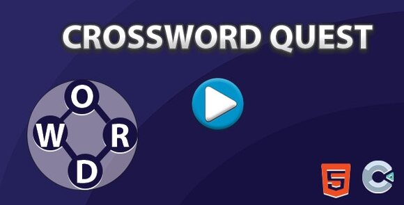 Download #Crossword Quest – HTML5 Game Source