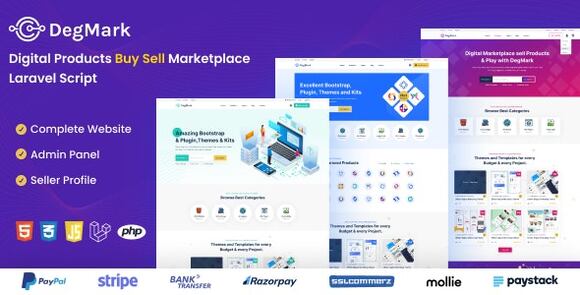 Download #DegMark v1.2.0 – Digital Products Buy Sell Marketplace Laravel Script