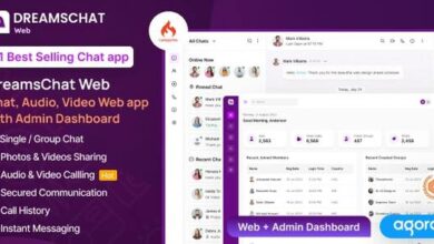 DreamsChat Web Chat Audio Video Web App with Admin Dashboard