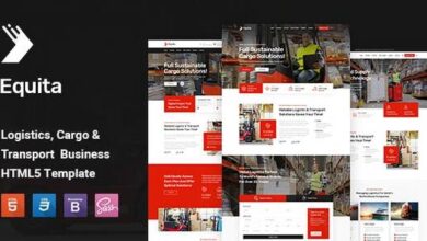Equita Logistics Cargo HTML Template