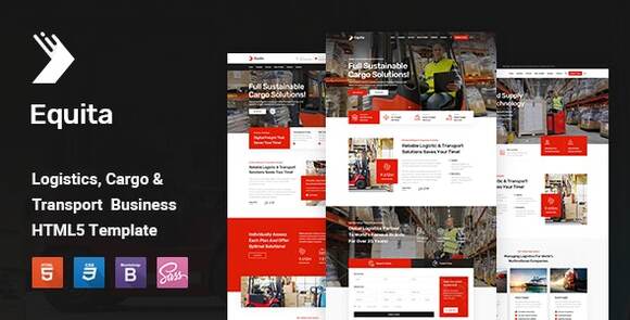 Equita Logistics Cargo HTML Template