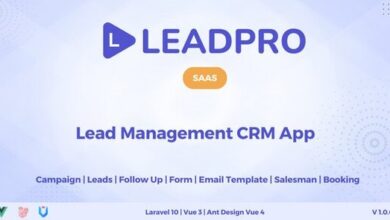 LeadPro SAAS Lead and Call Center Management CRM Script