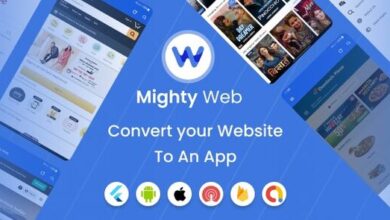 MightyWeb Webview Web to App Convertor Flutter Admin Panel